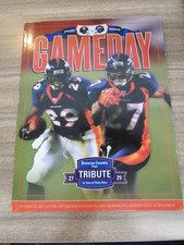 2007 Denver Broncos vs. Pittsburgh Steelers Program 10/21 Jason Elam Walkoff FG