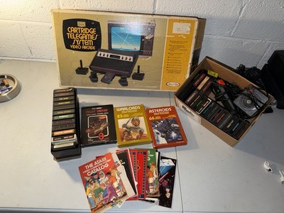 ATARI 2600 Sears TeleGames CIB w/ 33 Games - Untested
