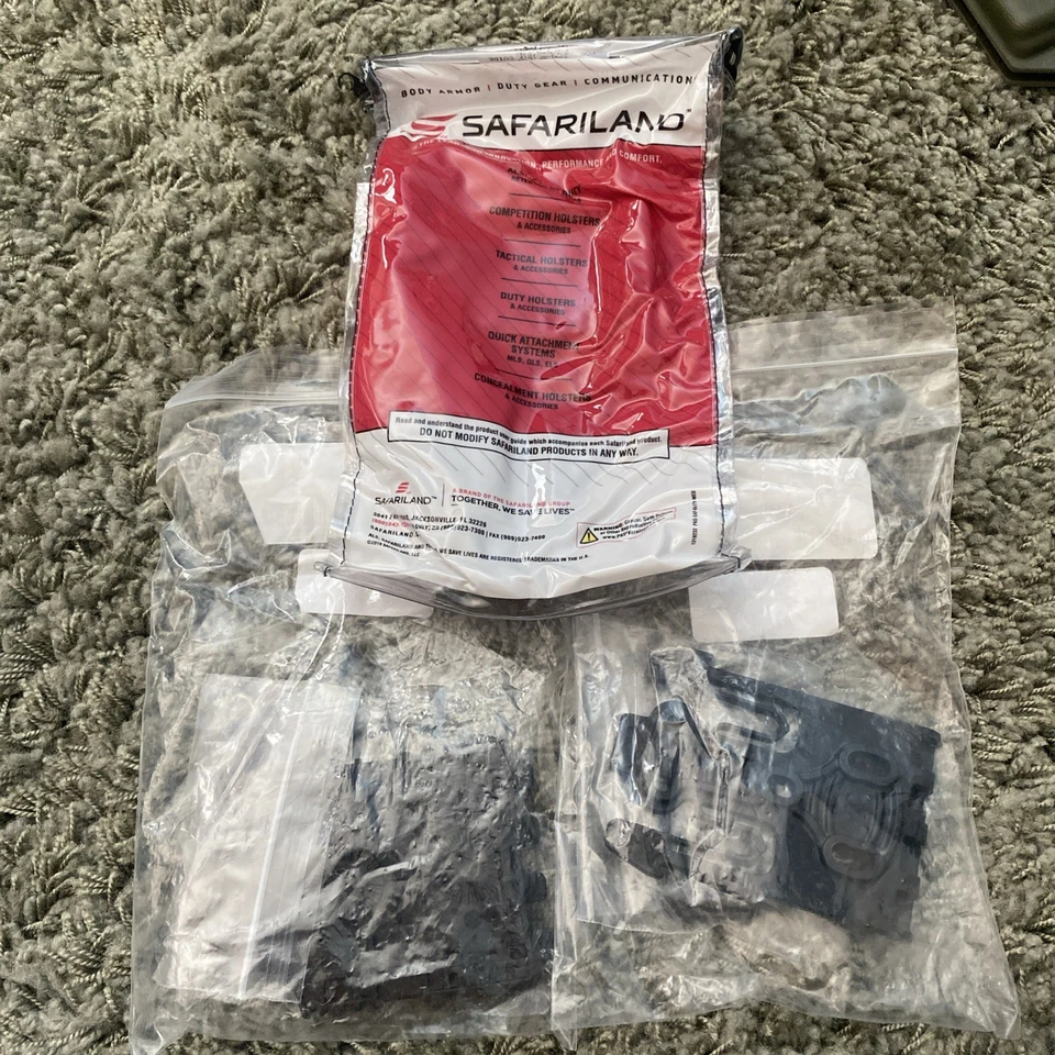 "Funda de trabajo Safariland QLS 19 horquilla macho receptor hembra negro CUBL Mid-Ride 2""" Foto 2 de 2