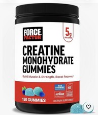 Creatine Monohydrate Gummies, Blue Raspberry ...