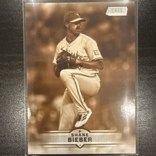 SHANE BIEBER Sepia 2025 Topps Stadium Club #12 Toronto Blue Jays