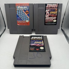 Jeopardy Junior 25th Anniversary Edition Nintendo NES Games LOT Bundle Game Tek