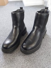 black F&F ankle boots, hardly worn, size 37