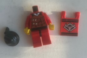 LEGO 6045 Castle: Ninja Surprise INCOMPLETE Piece Brick Lot + Figure LOOK!