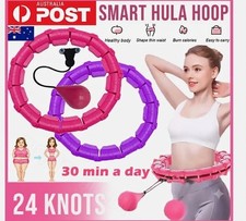 24 Knots Smart Hula Hoop Weighted Fitness Detachable Hoops Weight Hoola Sport