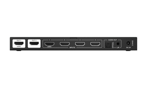 Conmutador de matriz BZBGEAR 4x2 8K UHD HDMI 2.1/descalado automático/desincrustación de audio - Imagen 6 de 10