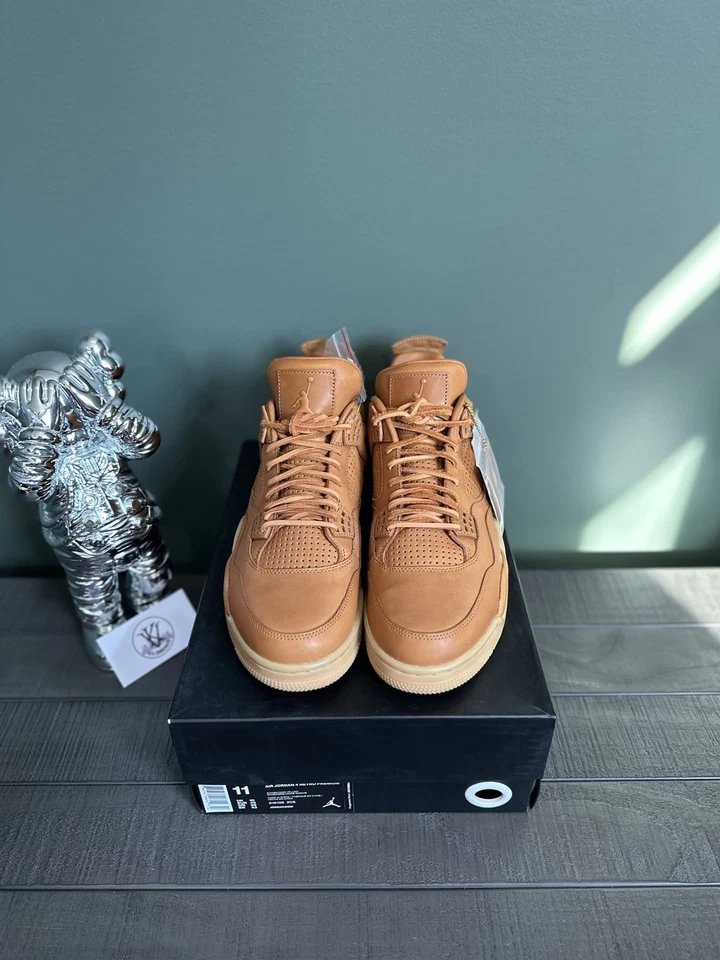 Talla 11 - Air Jordan 4 Retro Premium Wheat Foto 4 de 4