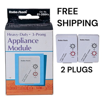 #ad #ad 2 Radio Shack Appliance Modules Plug N Power UNTESTED For Parts 61 2684B $17.99
