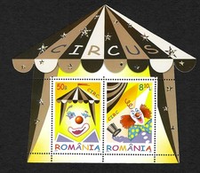 Romania 2011: Circus, Cicus, Clown, MNH, MNH