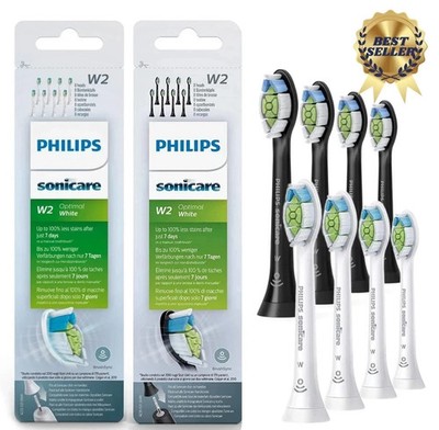 Philips Sonicare HX6064/10 W2 Optimal White Bürstenköpfe 4/8er Pack Original DE