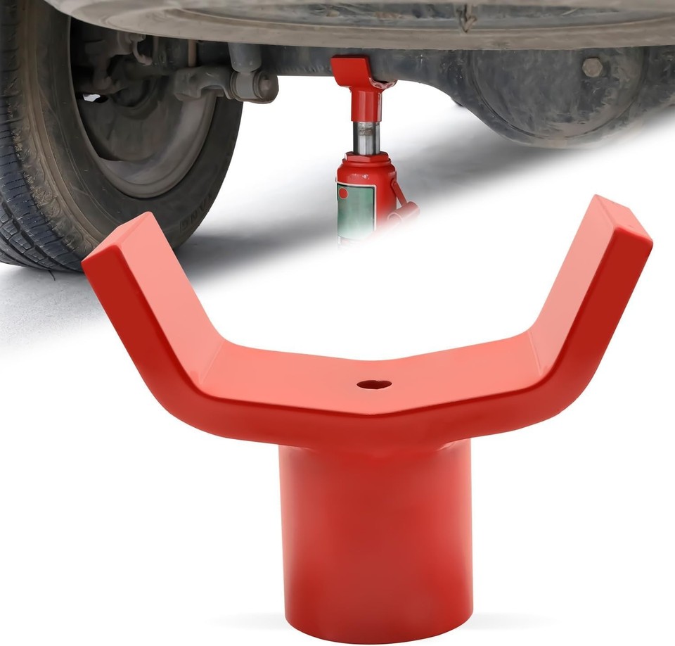 Safe Steel Bottle Jack Adapter 20T Lift Saddle Universal Fit 3-4