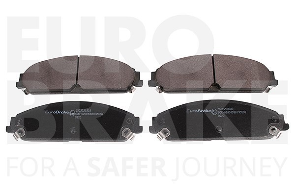 Eurobrake Bremsbelagsatz, Scheibenbremse Vorderachse FüR Chrysler-image