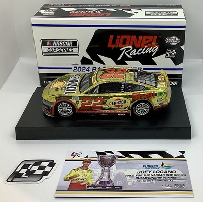 2024 1/24 #22 Joey Logano Shell Pennzoil CC Phoenix Win Mustang 1 of 108 SD Ship