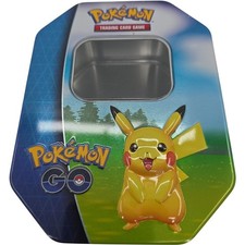 Pokémon TCG Pokémon GO Pikachu Collector Tin EMPTY Storage Case 2022