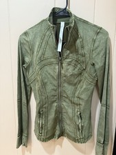 LULULEMON Women  s Define Jacket in Ice Wash Moss Green Size 4 activewear