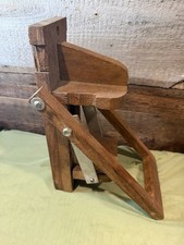 Vintage Wooden Hangable Can Crusher