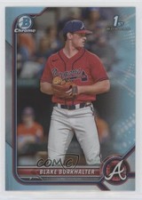 2022 Bowman Draft Chrome Sky Blue Refractor Blake Burkhalter #BDC-10 02q1