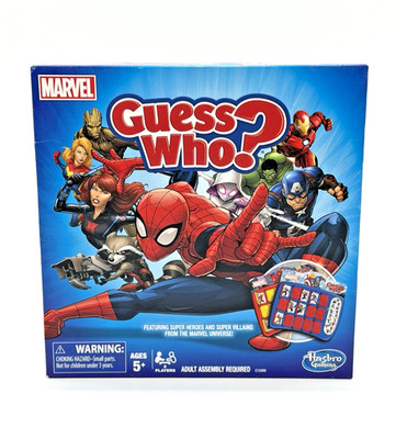 Hasbro Marvel Guess Who? 2015 Superhero Matching Board Game Complete Ages 5+