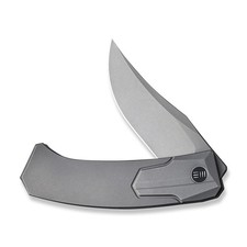 WE Knife Shuddan Frame Lock 21015-4 Knife CPM 20CV Stainless Gray Titanium