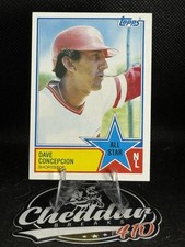 1983 Topps Baseball All-Star Dave Concepcion #400 Cincinnati Reds