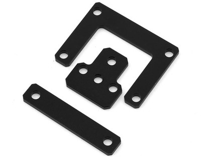 Shibata GRK5-R Aluminum Gearbox Raiser Plate Set (Black) [GRK