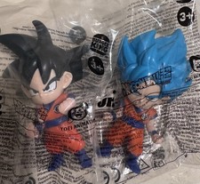 2026 Burger King Dragon Ball Z Goku  Super Saiyan Blue Goku Figure NEW 2 fig 