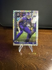 2025 Topps Chrome NFL Emory Jones Jr  RC #386 X-Fractor