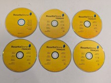 ROSETTA STONE French Level 1 2 3 4 5 PC CD-ROM  Application CD  Discs Only