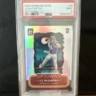 Panini Donruss Optic 2024 J.J. McCarthy Vikings Uptowns #10 RC PSA 9