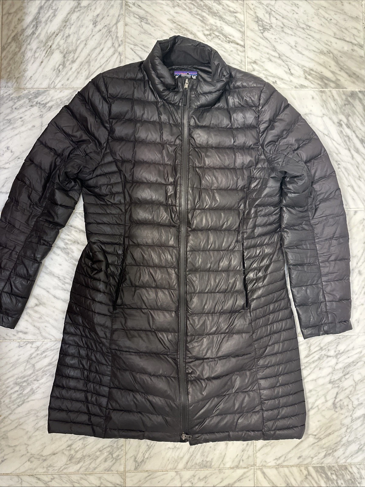 Patagonia Womens Size Large Radalie Parka Jacket Black Puffer Fall