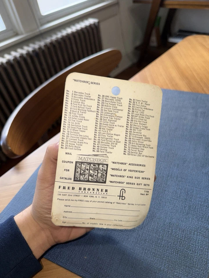 RARE Matchbox Lesney 32C Leyland Tanker BP Gas Blister Pack Carded - Image 2 of 4