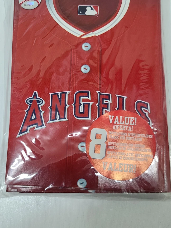 Anaheim Angels Party Invitations Thank You Cards Lot OF 6 MLB Baseball New - Image 4 of 4