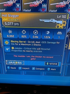 Borderlands 4 LEGENDARY HOT SLUGGER, ITEMS, GUNS  PC-PS-XBOX 