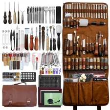 588PCS Professional Leather Working Tool Set,  Tools for Leather Craft Enthusias
