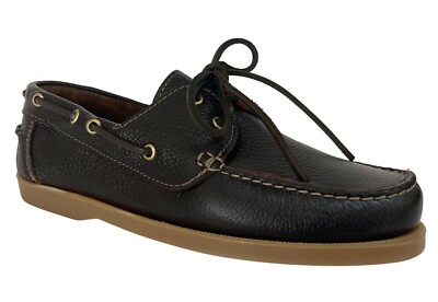 Upper Class Herren Schuhe Boot Leder Gehämmert Brown Ungefüttert 02 / Ins Lama