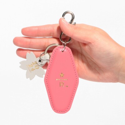 Starbucks 2024 Leather Key Charm Khaki & Pink Set Reserve Roastery
