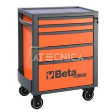 Cassettiera carrello porta attrezzi Beta RSC24 5-O arancio 5 tiretti