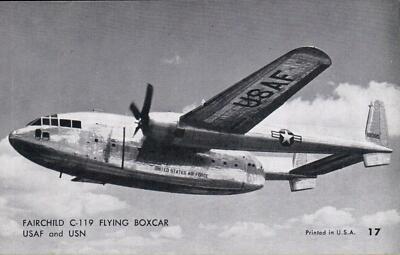 (67354A) Postkarte - Fairchild C-119
