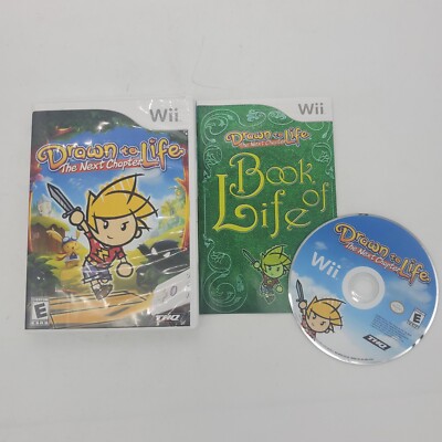 Drawn to Life: The Next Chapter (Nintendo Wii, 2009) free shipping
