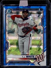 2021 Bowman Draft Sapphire Edition #BDC-157 T.J. White