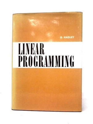 Lineare Programmierung (G. Hadley - 1969) (ID: 74910)