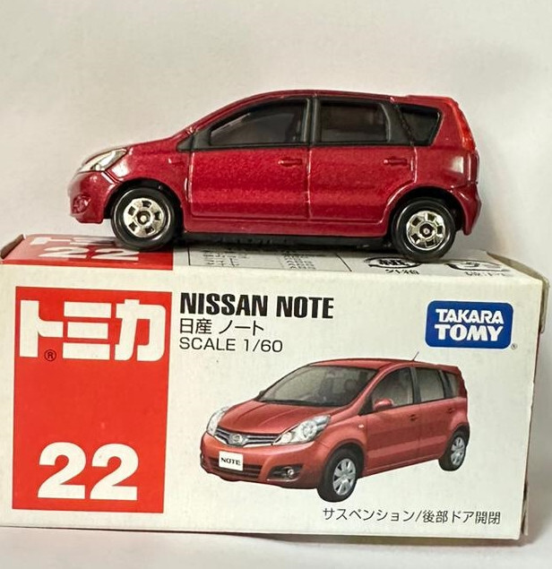 Takara Tomy Tomica No.22 Nissan Note 1/60 (Retired)