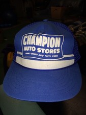 trucker hat baseball cap CHAMPION AUTO STORES VINTAGE cool lid old school