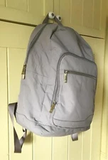"Open Story" Side Trip School Travel Backpack - Taupe
