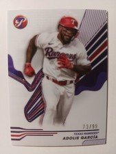 2024 Topps Pristine Purple Pulsar Refractor /99 Adolis Garcia #221
