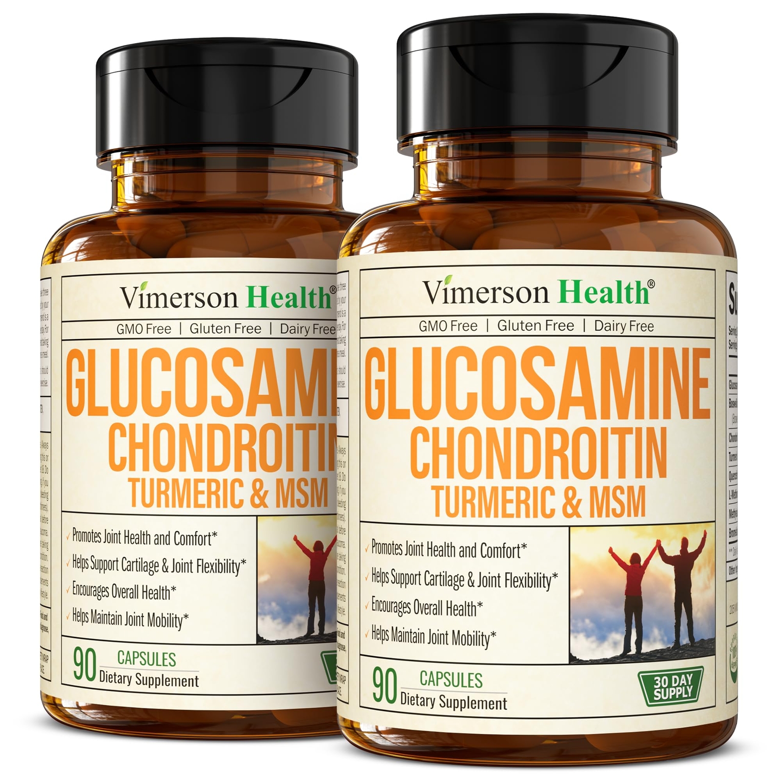 Glucosamine Chondroitin MSM and Turmeric Supplement - Joint Support Supplemen...