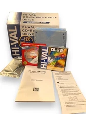 Hi-Val CD Rewriteable Drive Kit Create Multimedia CD ROMS OPEN BOX NEW SEALED