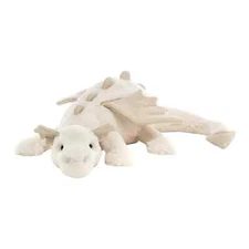 Jellycat White Dragon - RARE - NWT - Stunning Cute Toys Medium Plush Toy