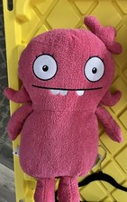 Hasbro Yours Truly Ugly Doll Pink Bean Filled 10" Pink Soft Girl Monster
