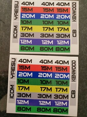 Ham/ CB radio antenna stickers